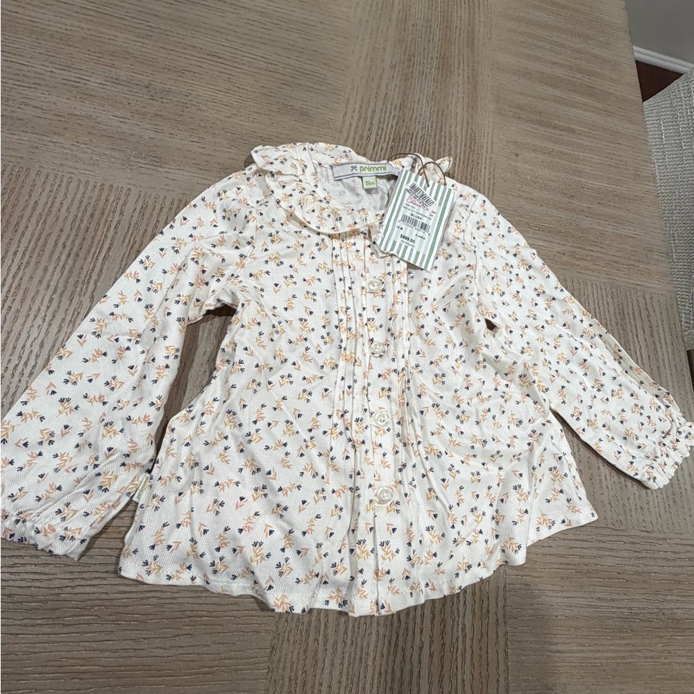 Brand new Italian button down for 18M old girl!